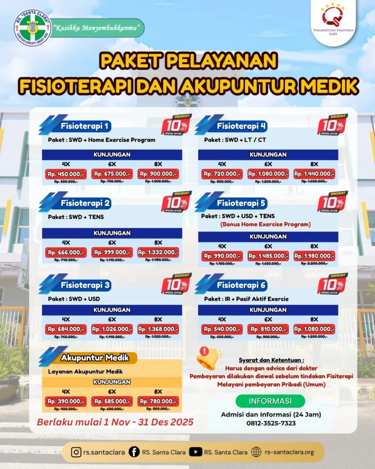 PROMO LAYANAN FISIOTERAPI